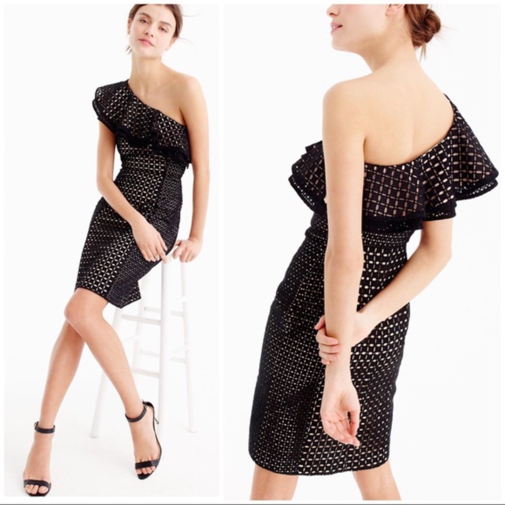J. CREW | One Shoulder Cocktail Dress